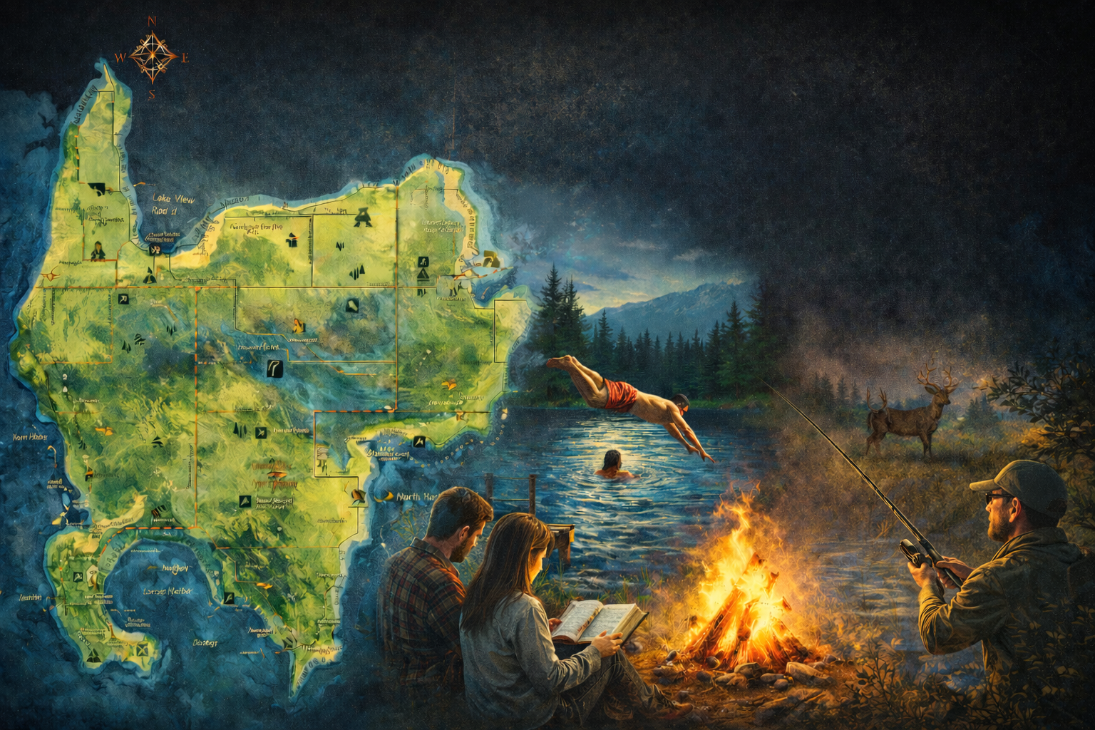 Washington Island trip registration artwork