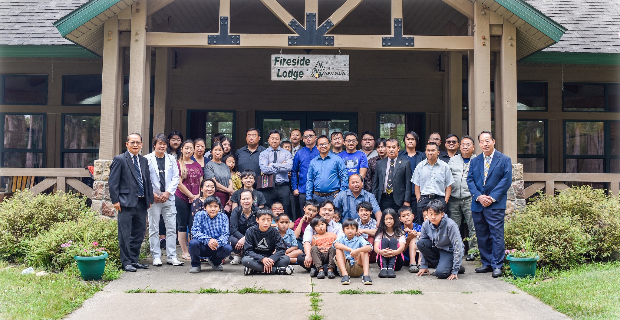 Church front group photo third view